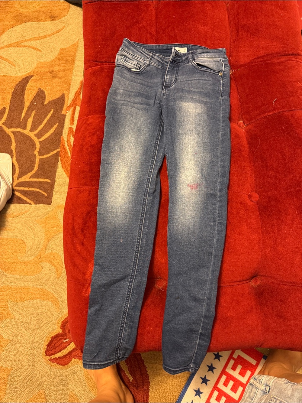 Girls Size 10 blue jeans- set of 6